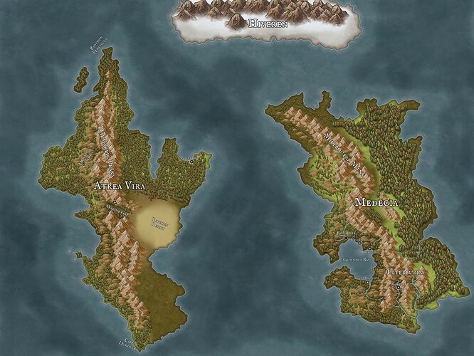 Kerdros World Map